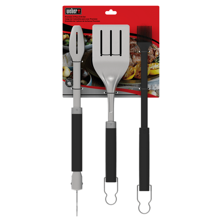 新品　weber ウェーバー　ポータブルツールセット　3ピース Amazon | WEBER（ウェーバー） ステンレス バーベキューツール