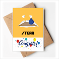 thumbnail image 1 of Triste amarillo emocion lagrima lloran Sobre de la Carta de felicitación de la tarjeta de matrimonio, 1 of 4