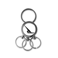 thumbnail image 1 of Sports surfing velero Player De acero inoxidable Anillo de metal llavero llavero clip auto regalo, 1 of 3