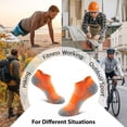 thumbnail image 6 of KOITHOT 12 Pairs Mens Ankle Socks Athletic Low Cut Cushioned Comfortable Running Socks for Men Size 10-13, 6 of 7