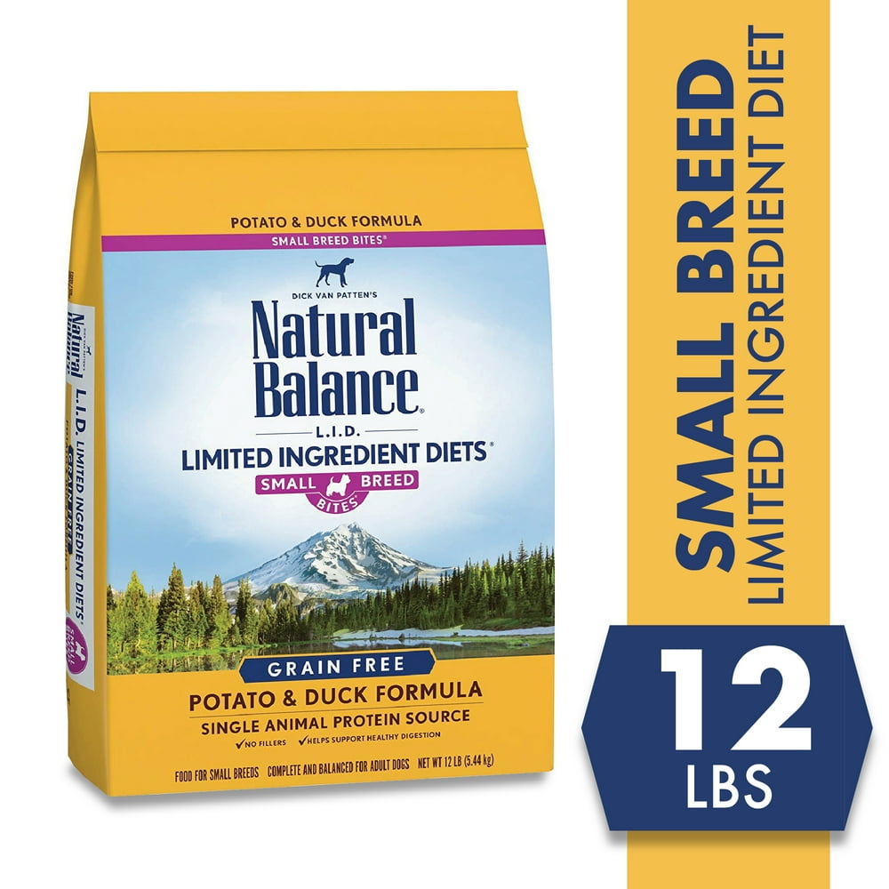 Natural Balance Limited Ingredient Diets, Potato & Duck Formula Dry Dog Food for Small Breeds