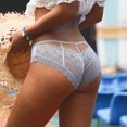 thumbnail image 4 of Gibobby Tangas de sexy mujer Calzoncillos de mujer Ropa interior transparente de encaje hueco Tentación Tangas sexuales Cintura Tanga(Gris oscuro,M), 4 of 5