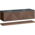 thumbnail image 5 of James Martin Vanities D200-V72-Fpbl Marcello 72" Wall Mounted Double Basin Vanity Set -, 5 of 7