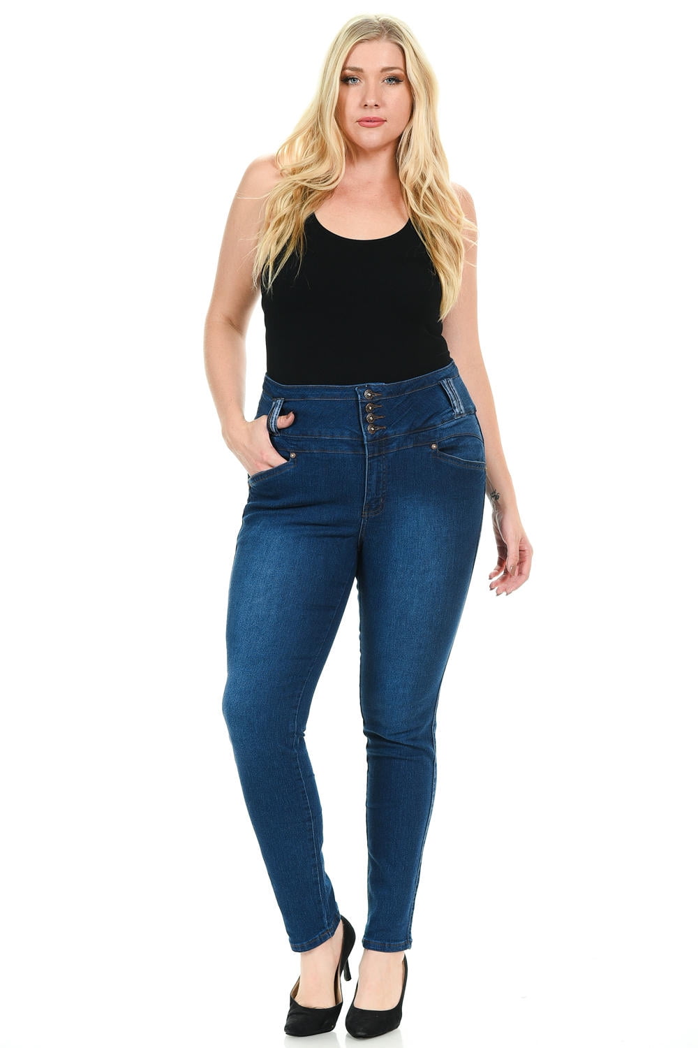 walmart women's jeans plus size