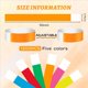 thumbnail image 3 of 2400 Piezas Coloreadas para Eventos MuñEqueras Pulseras de Papel Brazaletes Impermeables para Eventos Adhesivo Personalizado para Fiesta, 3 of 8