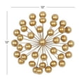 thumbnail image 3 of CosmoLiving by Cosmopolitan Gold Metal Starburst Wall Decor with Orb Detailing, 3 of 9