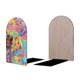 thumbnail image 2 of Día Soleado Sujetalibros decorativos temáticos, tope para estantería con base antideslizante, uso dual para hogar y oficina - 2 piezas, 2 of 6