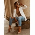 thumbnail image 5 of (clearance)IDALL Suits Blazers for Women Coat Wear Long Blouse Casual Loose Ladies Women Sleeve Jacket Top Women's Coat Blazers for Women Business Casual Womens Blazer White Xl, 5 of 9