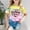 Multicolour, variant on VOUZZA Kids Birthday Girl T-Shirt Big Brother Letter Printed Casual Short Sleeve Crewneck Tee Top Holiday Party Outfits for Girls Ages 3-13