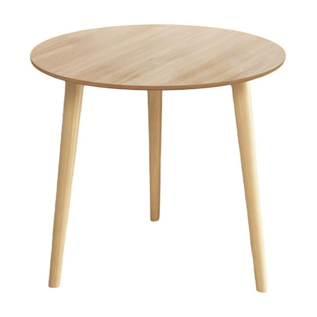 Khaki Concise Modern Detachable Small Round Table Rental House Bedroom Balcony Side Table For Rest And Negotiation 16.54X15.75X15.75 In 3.97 Lb