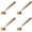 Brown*4, variant on BinKFF Dish Brush with Bamboo Handle Cleaning Brush | Dish Brushes Vegetable Scrubber Round Natural Scrub Brush Cleaning Kit for Cleaning Saucepans, Pots, Pans and Vegetables
