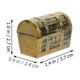 thumbnail image 4 of ColoMX Mini cofres del tesoro, caja del Tesoro pirata Vintage, accesorios para jugar, suministros para fiestas, 5 uds., 4 of 8
