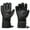 Black Glove, variant on Mens Waterproof Snow Gloves Zipper Pockets Winter Sport Mittens
