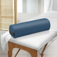 thumbnail image 3 of YEXJ 3/4 Jumbo Round Massage Table Bolster Pillow Pad - 26 x 9 x 6-1/4 Inch,Blue, 3 of 7
