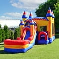thumbnail image 4 of JumpOrange Superhero 31' Commercial Bounce House Water Slide Combo with Pool (Blower Included), 4 of 7