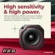 thumbnail image 3 of Altavoces para coche Pioneer TS-B351PRO de gama completa de 3,5 pulgadas, 3 of 8
