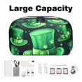 thumbnail image 3 of Saint Patrick's Day Digital Bag with Oxford Fabric, Waterproof, Charger Pouch, USB Organizer, Electronic Travel Case Organizer, Appliance Cord Organizer, 5.9x9.44x3.14 in., 3 of 6