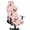 Pink-Horse Floral, variant on SCRAWLGOD Daisy Leaf Print Gaming Chair Cover Stretch Breathable Furniture Protector Washable Stain Resistant Gamer Chair Slipcover with Armrest Covers