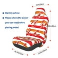 thumbnail image 3 of Balery Red Lobster Funda de Asiento para Auto con Diseño - Cubierta Frontal Suave y Transpirable con Protector Antideslizante- 1 Unidad, 3 of 5