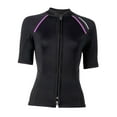 thumbnail image 4 of Traje de buceo de traje de neopreno de traje de neopreno de mujer 15 mm con cremallera frontal cómoda de traje de neopreno Arriba, 4 of 8