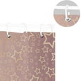 thumbnail image 5 of FREEAMG Pink Star Shower Curtain, Waterproof Shower Curtain, Polyester Fabric Specially Designed for Bathtub, 60x72 Inch, 5 of 6