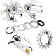thumbnail image 4 of Cadena de Desviador trasero deal Paquetes Kit Conversión de Plata 16T shamjiam Tensor de cadena de bicicleta, 4 of 9
