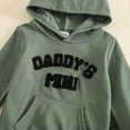 thumbnail image 4 of Towmus Toddler Baby Boy Clothes Fall Winter Outfits Embroidery Daddy's Mini Hoodie Sweatshirt & Joggers Pant Set, 4 of 8
