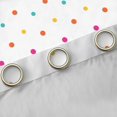 thumbnail image 4 of jejeloiu Colorful Polka Dots Black Out Curtains,Modern Geometric Circle Curtains Pack of 2 (42x63 Each) For Girls, 4 of 6