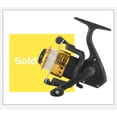 thumbnail image 1 of DEUKIO Model 200 Mini Spinning Fishing Reel with Pre-Loaded Line – Lightweight Ice/ Fishing Wheel, Electroplated Gold Finish, Smooth Operation, Durable Construction – Ideal for Wholesale Purchase,, 1 of 6
