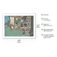 thumbnail image 2 of Mitake Station - from Sixty-nine Stations of Kiso Road - Vintage Japanese Ukiyo-e Woodblock Print by Hiroshige, Eisen c.1800s - Bamboo Fine Art 290gsm Paper (Unframed) 12x16in, 2 of 4