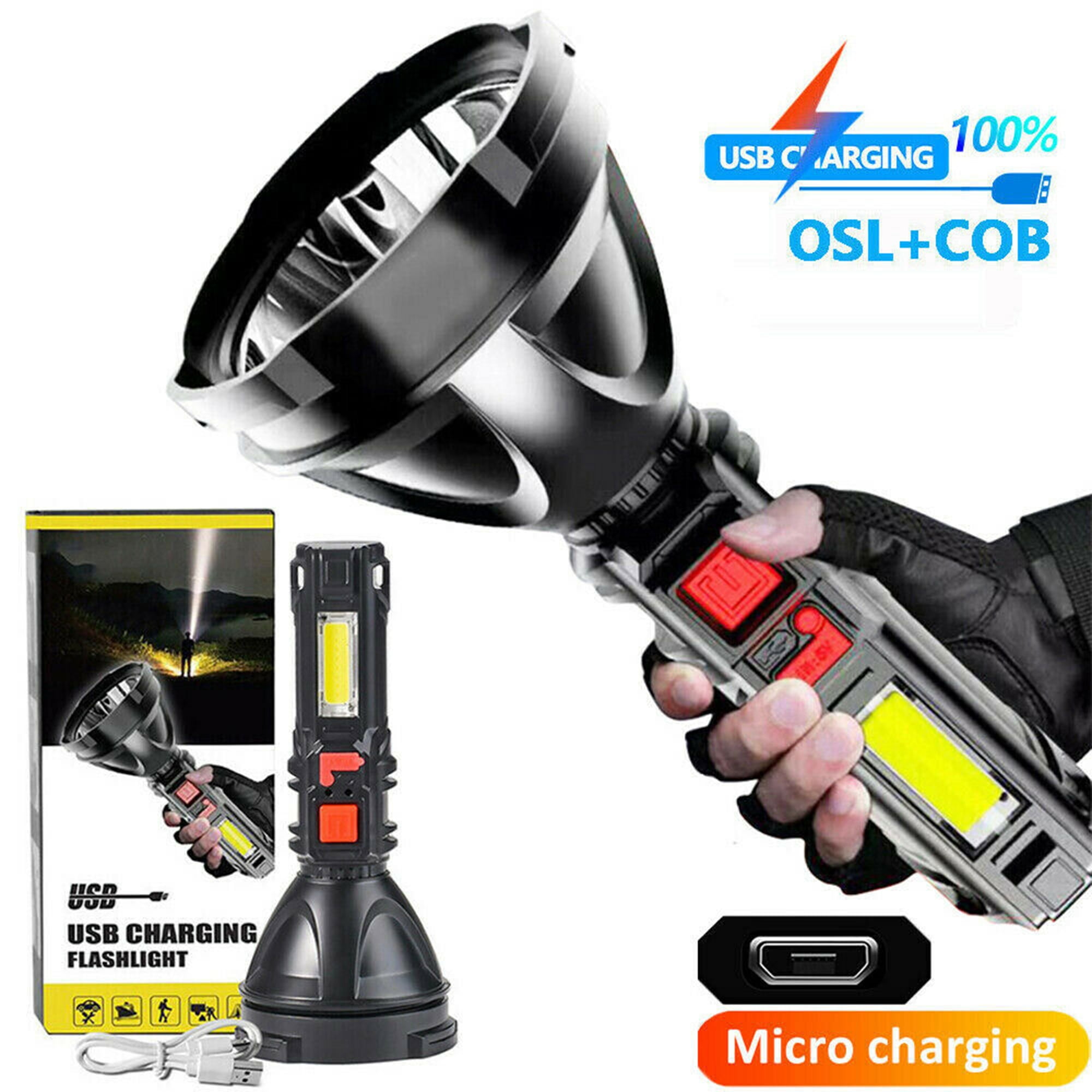 DODOING Brightest Flashlight 30000 Lumens, LED Flashlight Powerful Torch Long Throw Up to 500 Meters Waterproof for Emergencies Camping