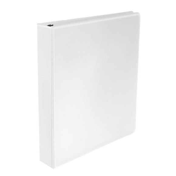 TOPS PRODUCTS 86370 School Smart Polypropylene Round Ring Binder, 1-1/2 in, White