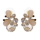 thumbnail image 1 of 1 par de joyería para , pendientes de mariposa de cristal, accesorios de maquillaje de de imitación de moda de blanco, 1 of 9