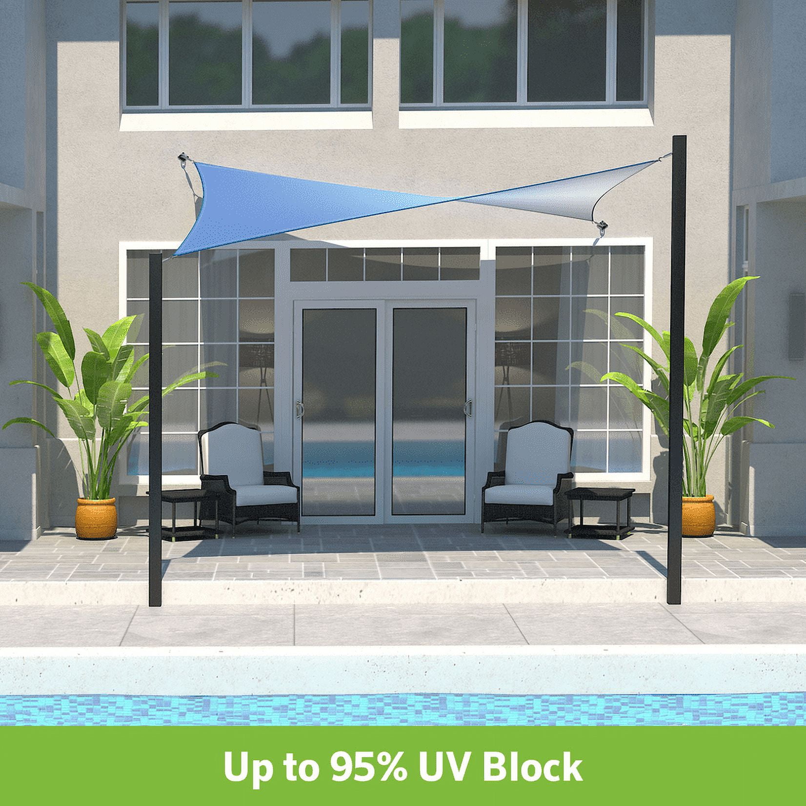 Free Shipping! Coolaroo Outdoor DualShade Sun Sail and Free Shipping! Coolaroo Outdoor DualShade Sun Sail and