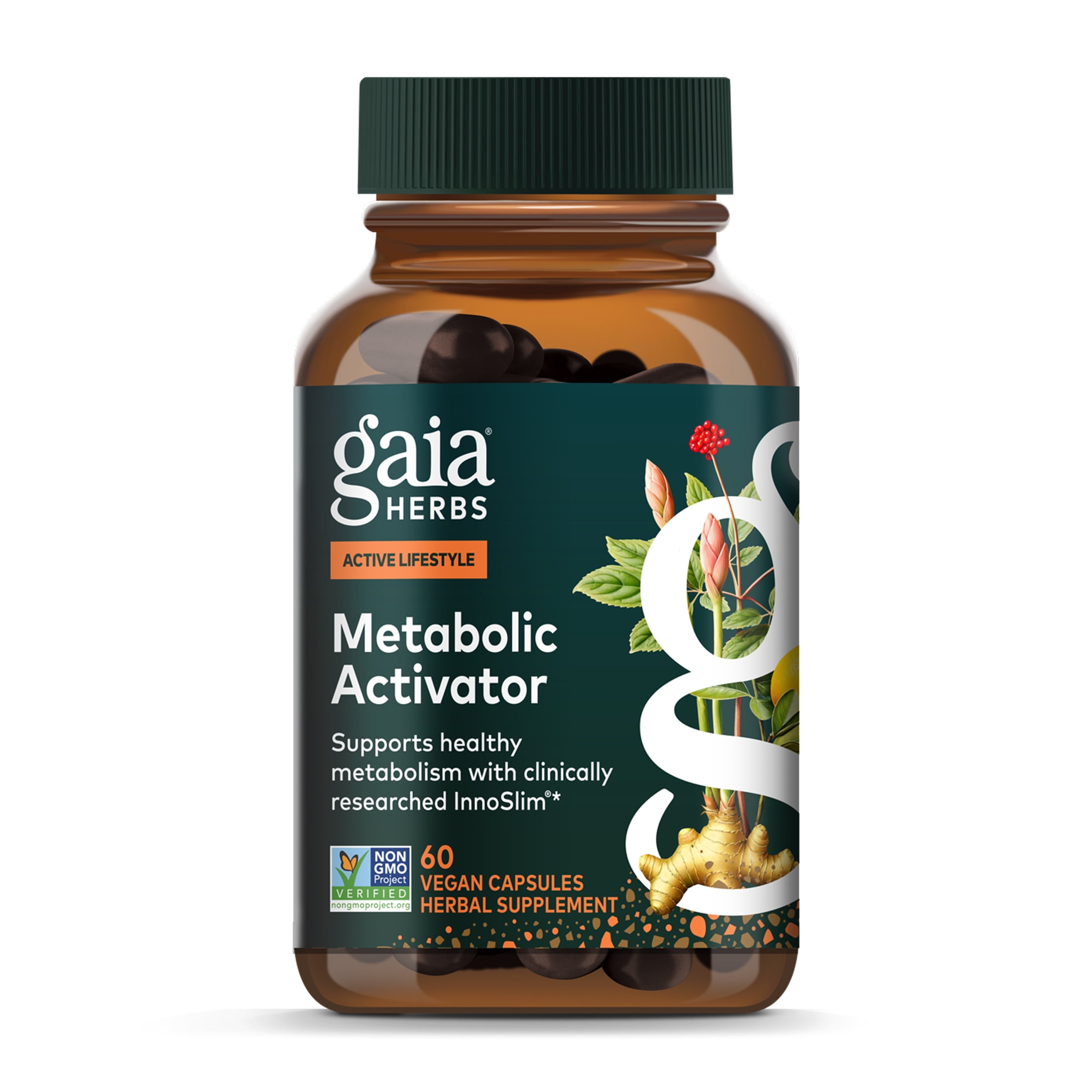 Gaia Herbs Sauerkraut Postbiotic, 60 Vegan Liquid Caps, Gut
