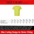 thumbnail image 2 of Hanes Hi Vis Essential-T T-Shirt for Men, 60 Cotton/40 Poly Short Sleeve Mens T-Shirt, High Visibility Safety Shirts, Safety Green M, 2 of 5