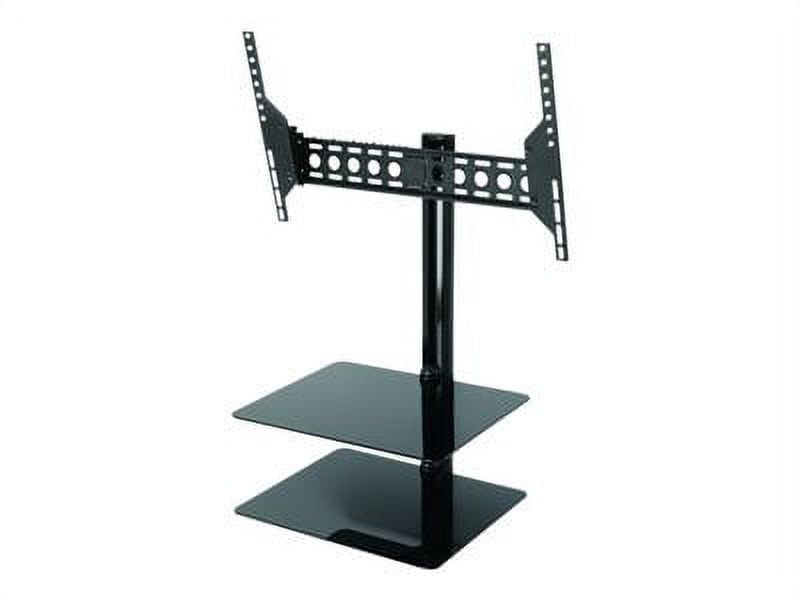 ESL822B-T - Wall Mount with 2 Shelves, for TVs up to 60", Black