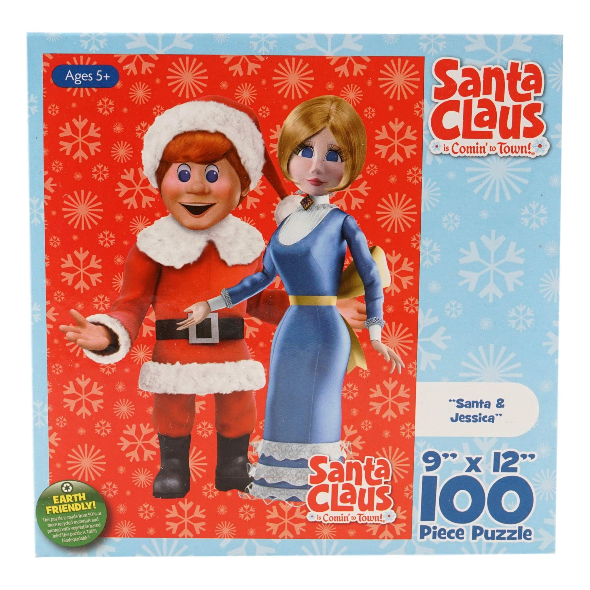 Santa Claus is Comin to Town Burgermeister and Warlock 100 Pcs Puzzle 9 in x 