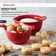 thumbnail image 5 of Juego de 3 tazones de plástico para mezclar KitchenAid, universales, anidados, 5 of 5