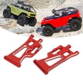 thumbnail image 2 of 1 Pair RC Rear Lower Suspension Arms Aluminum Alloy Swing Arm Replacement for MJX 14210 14209 1/14 Remote Control Car Red, 2 of 5
