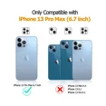 thumbnail image 2 of Compatible con funda para iPhone 13 Pro Max, carcasa trasera galvanizada con cara sonriente [protección total de la cámara + parachoques de esquinas reforzadas] a prueba de golpes, 2 of 5