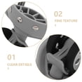 thumbnail image 3 of WHAMVOX 2Pares Para Equipaje Resistentes Giratorias Y Fáciles De Instalar Gris Plástico Duradero, 3 of 7