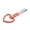 Orange, variant on Auto Accessories Ring Heart JDM Train Bus Handle Hand Strap Drift Charm Strap Drift PVC Plastic 6 color