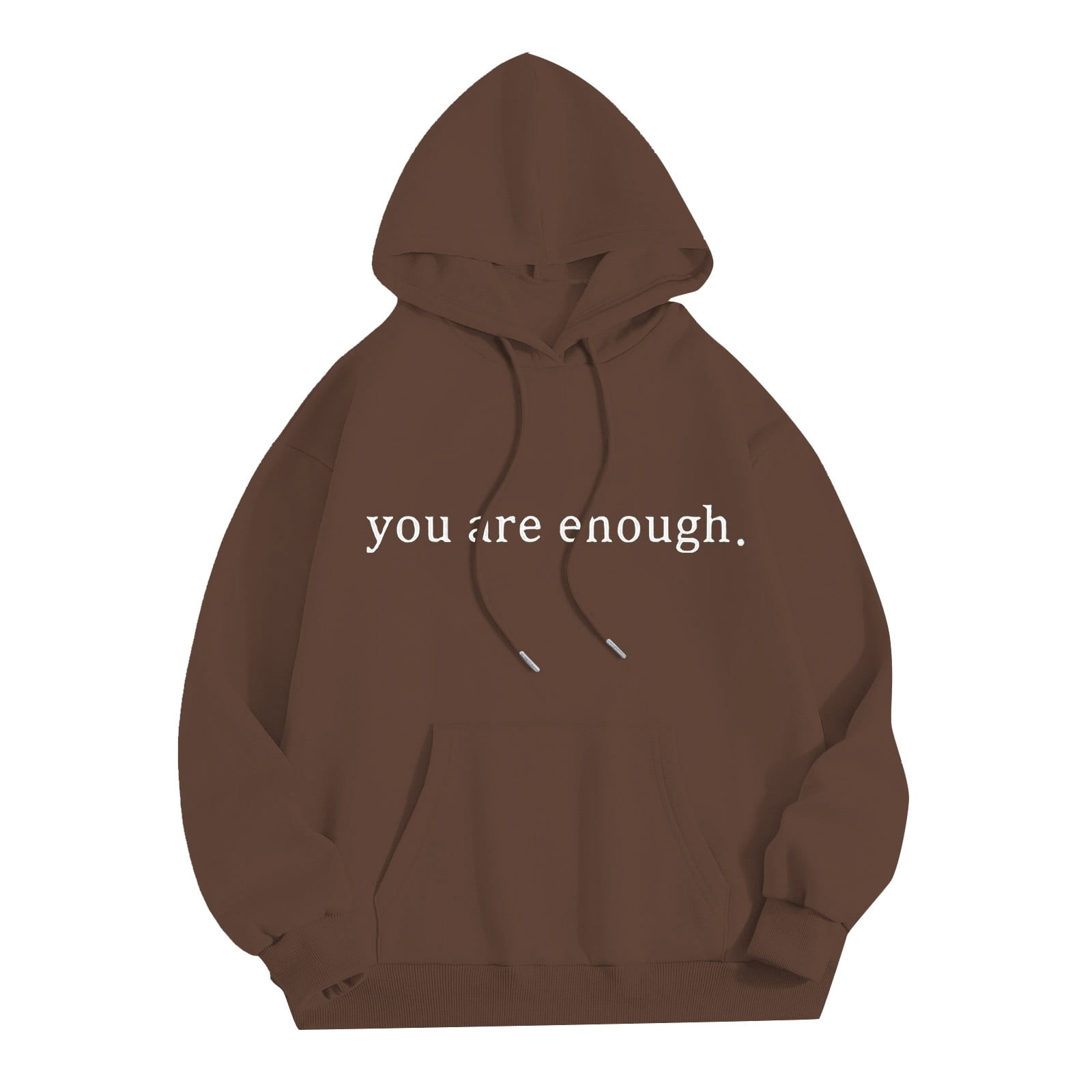 CONFREE Men's Hoodies Letter Prints Hoodies For Men Graphic Long Sleeve Casual Pullover Hooded Sweatshirts With Pockets