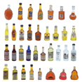 thumbnail image 1 of 50 piezas 49 Botellas de vino extranjeras mezcladas al azar Botella de vino extranjera Botella de vino en miniatura de alta simulación Cubo de hielo de bricolaje Luz de noche Material hecho, 1 of 2