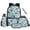 Blue Bass Fish Camo, variant on Binienty Duck Camo Bow Print 5 PCS Kids Backpack Lunchbox Combo For Boys 10-12 Lightweight Bookbag With Front Pockets Lunchbag Zipper Pencil Pouch Wristlet Keychain Primary School Students Supplies