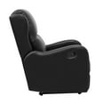 thumbnail image 2 of Lexicon Durant Faux Leather Manual Recliner Chair in Black, 2 of 4
