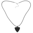 thumbnail image 3 of 1Pcs Black Silicone Triangle Guitar Pick Storage Holder Necklace for Daily Use and Performance, 3 of 8