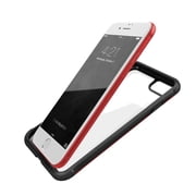 Raptic Shield Case Compatible with new iPhone SE 2022, iPhone SE, iPhone 8, iPhone 7, iPhone 6 Case, Shock Absorbing Protection, Aluminum Frame, 10ft Drop Tested, Red