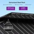 thumbnail image 4 of PURPLE LEAF 12 x 16 ft. Wood Gazebo,Upgrade Outdoor Hardtop Gazebo with Galvanized Steel Double Roof for Patio with Netting, 4 of 15